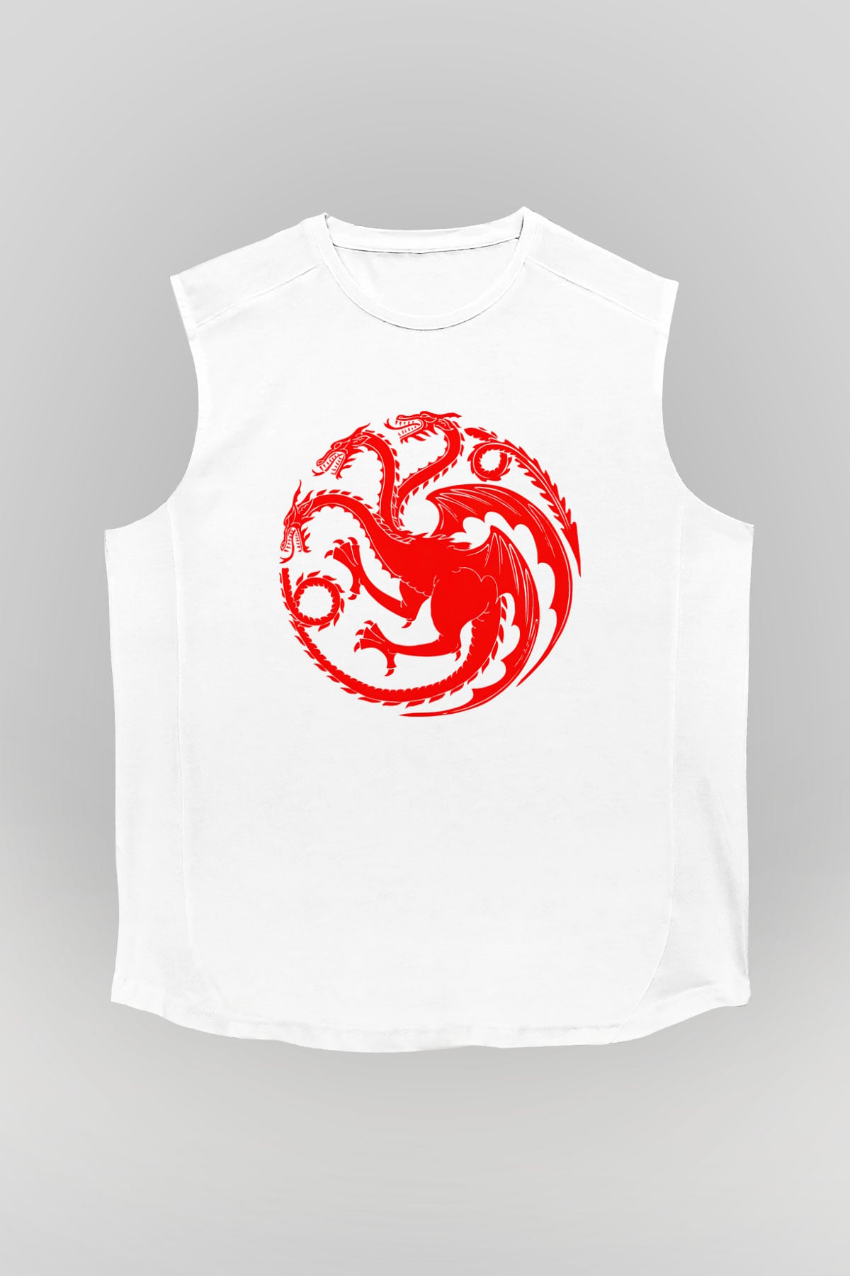 Game of Thrones Beyaz Unisex Kolsuz Tişört