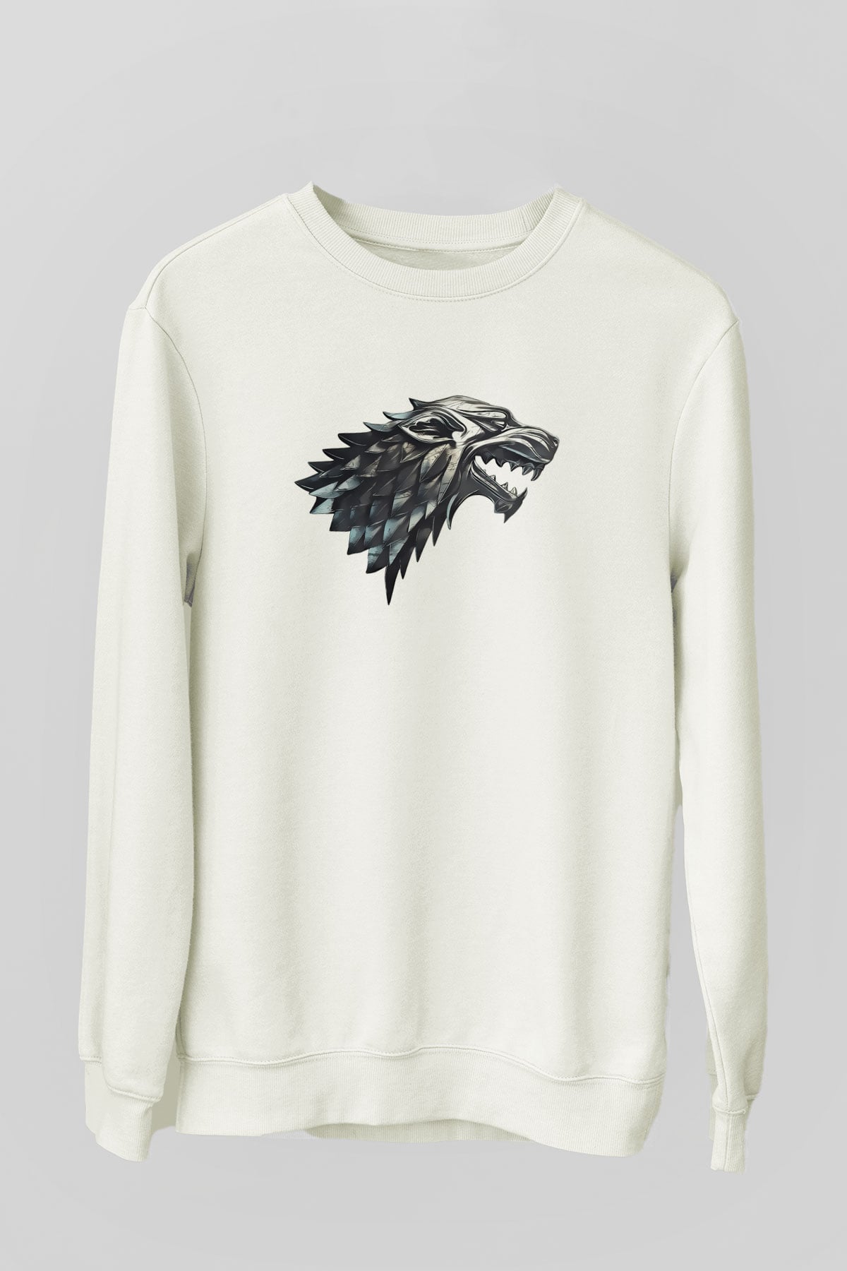Game of Thrones Beyaz Unisex Sweatshirt