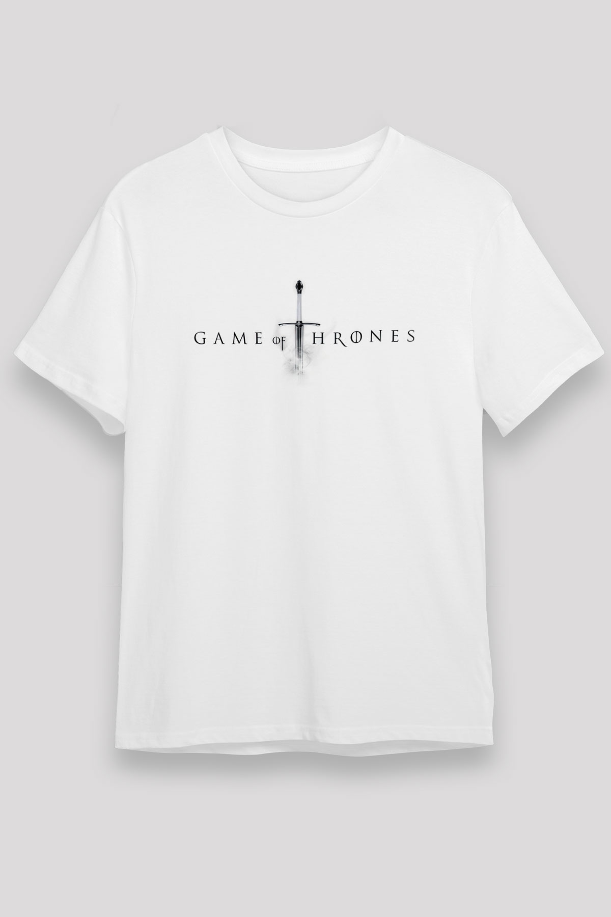 Game of Thrones Beyaz Unisex Tişört T-Shirt