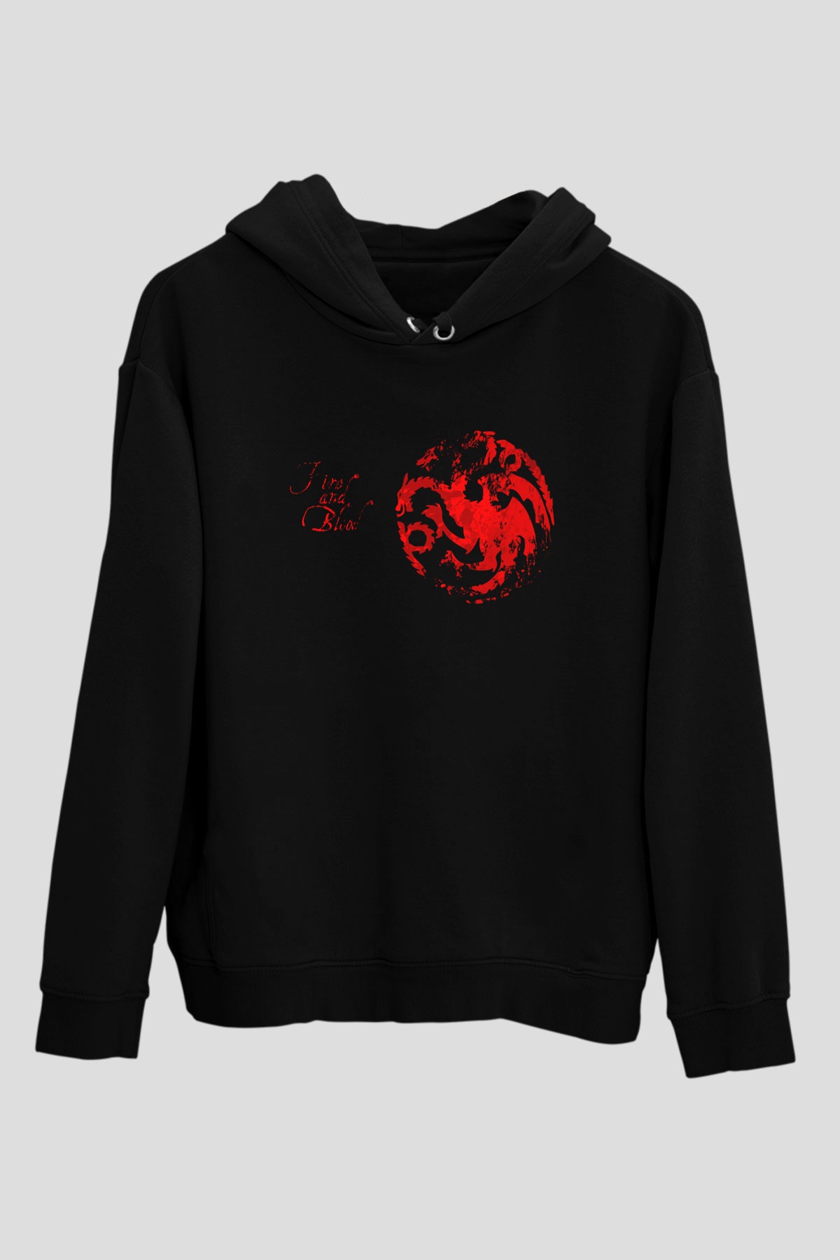 Game of Thrones Siyah Unisex Hoodie