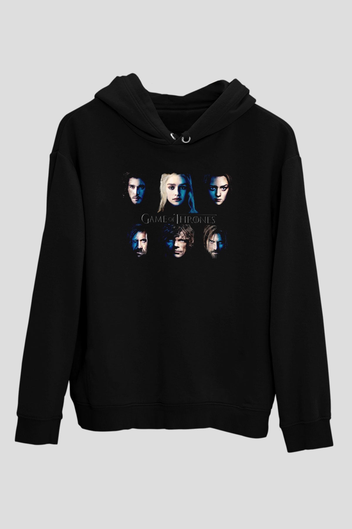 Game of Thrones Siyah Unisex Hoodie