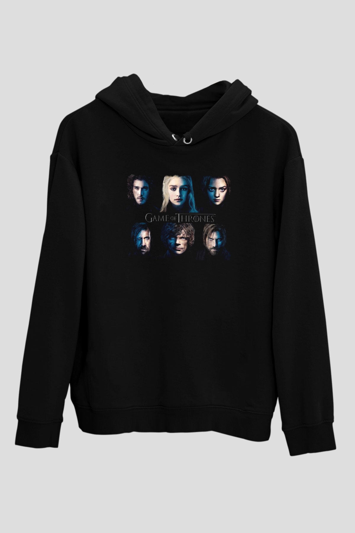 Game of Thrones Siyah Unisex Hoodie