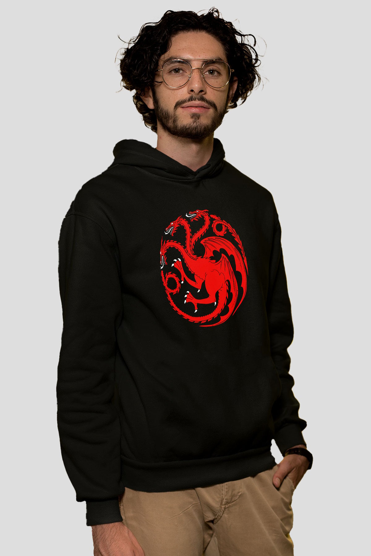 Game of Thrones Siyah Unisex Hoodie