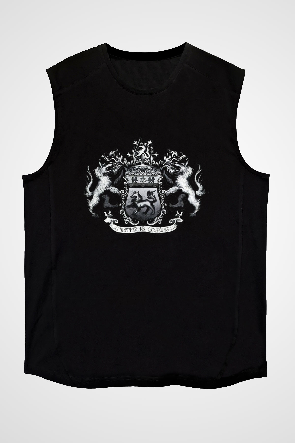 Game of Thrones Siyah Unisex Kolsuz Tişört