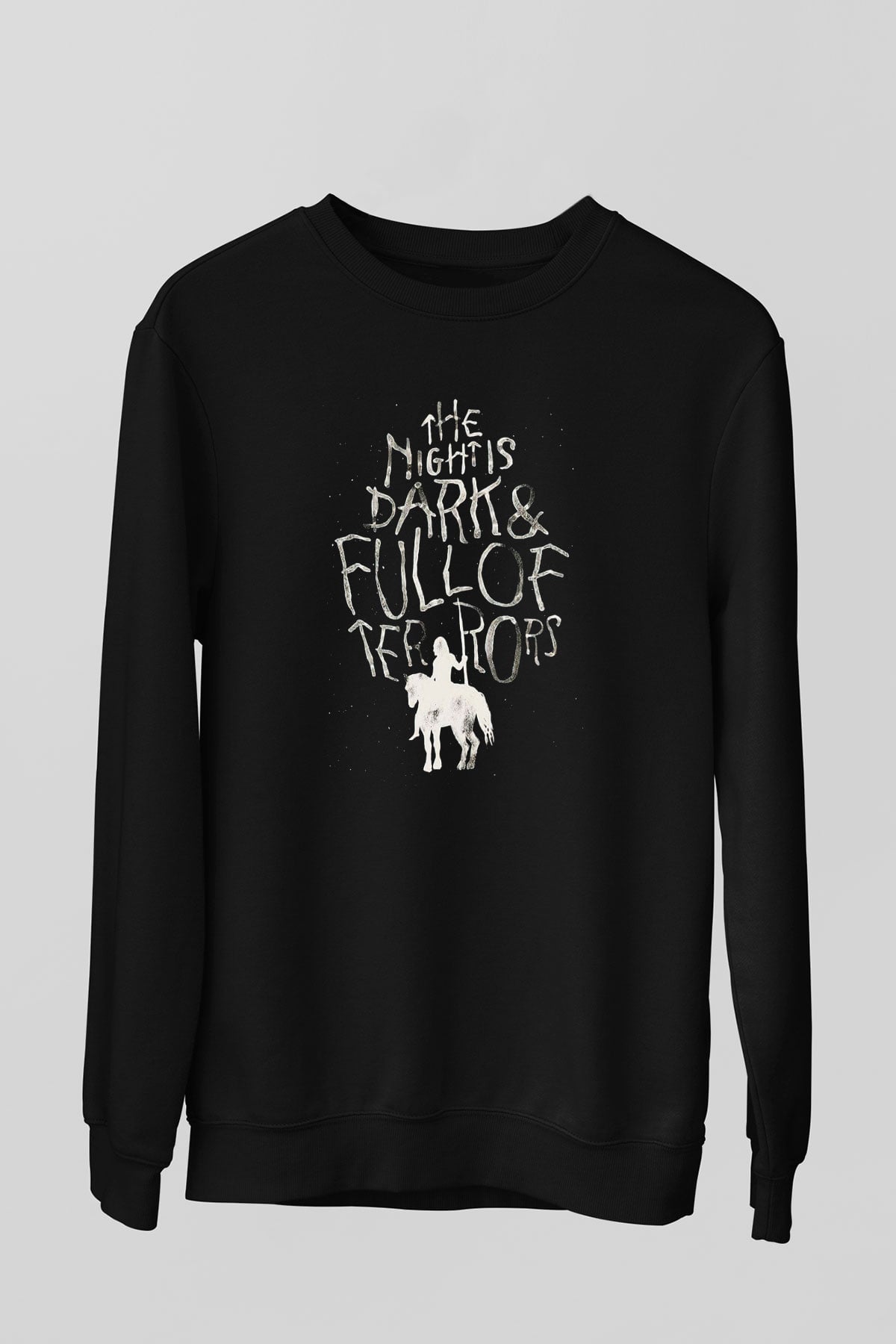Game of Thrones Siyah Unisex Sweatshirt