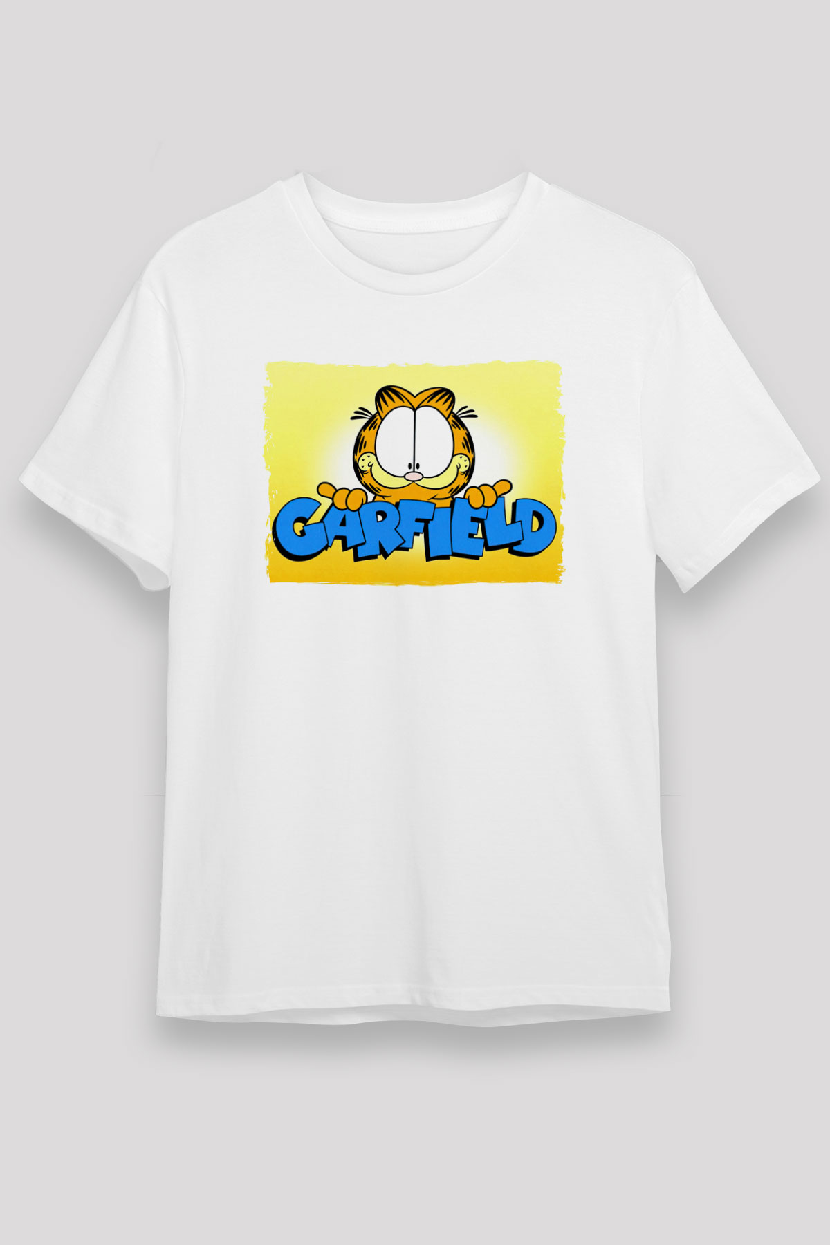 Garfield Beyaz Unisex Tişört
