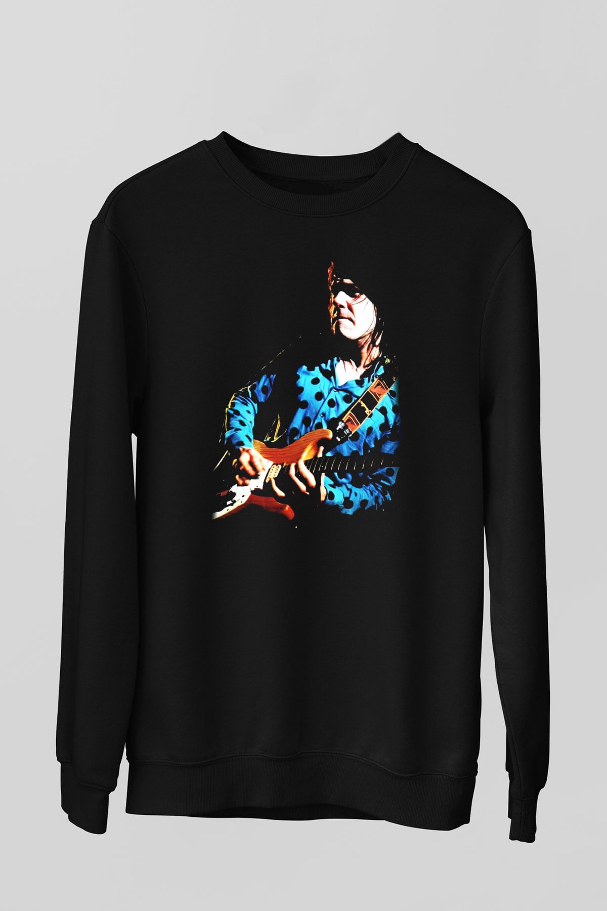 Gary Moore Siyah Unisex Sweatshirt