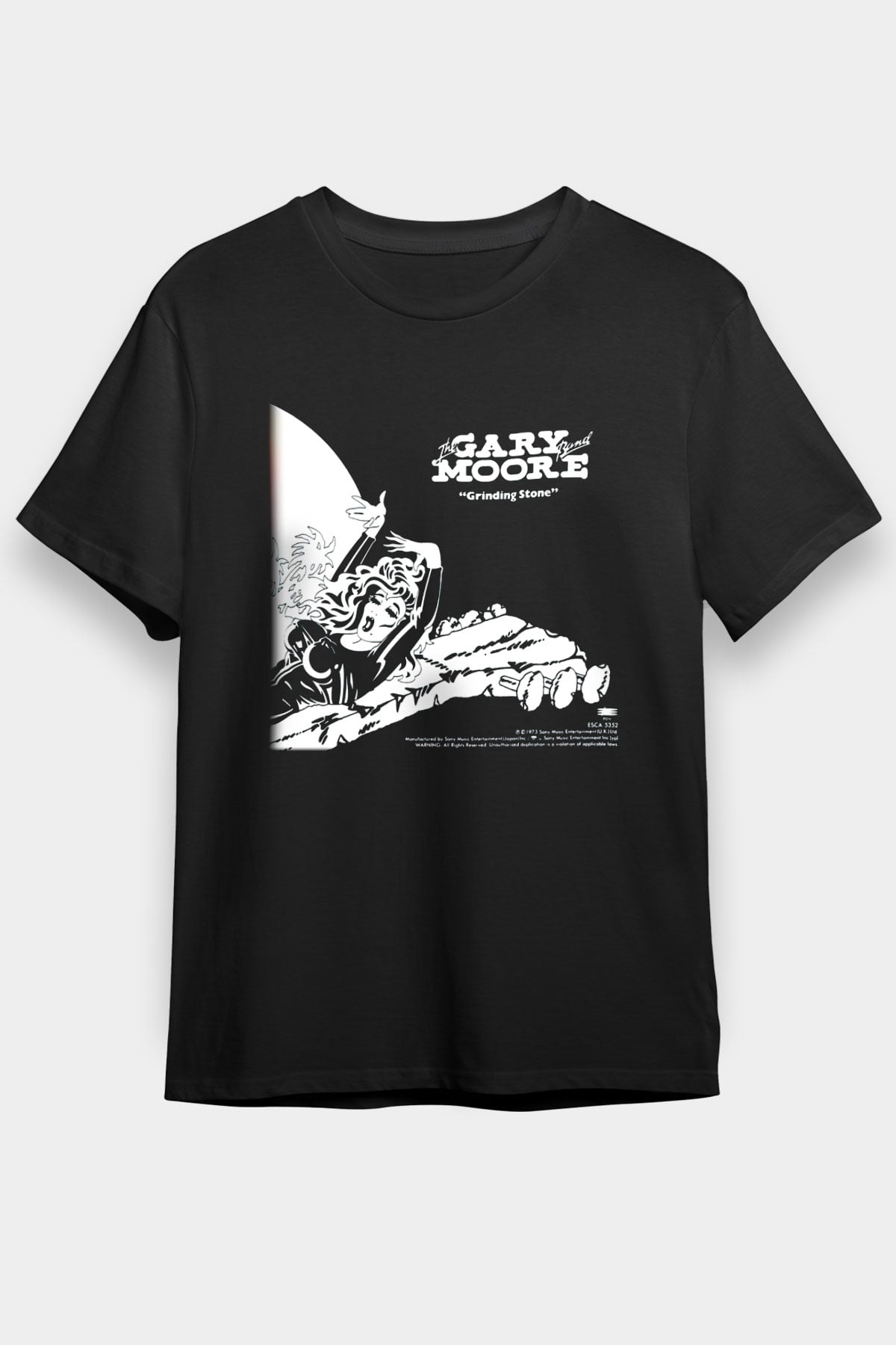 Gary Moore Siyah Unisex Tişört T-Shirt - TişörtFabrikası
