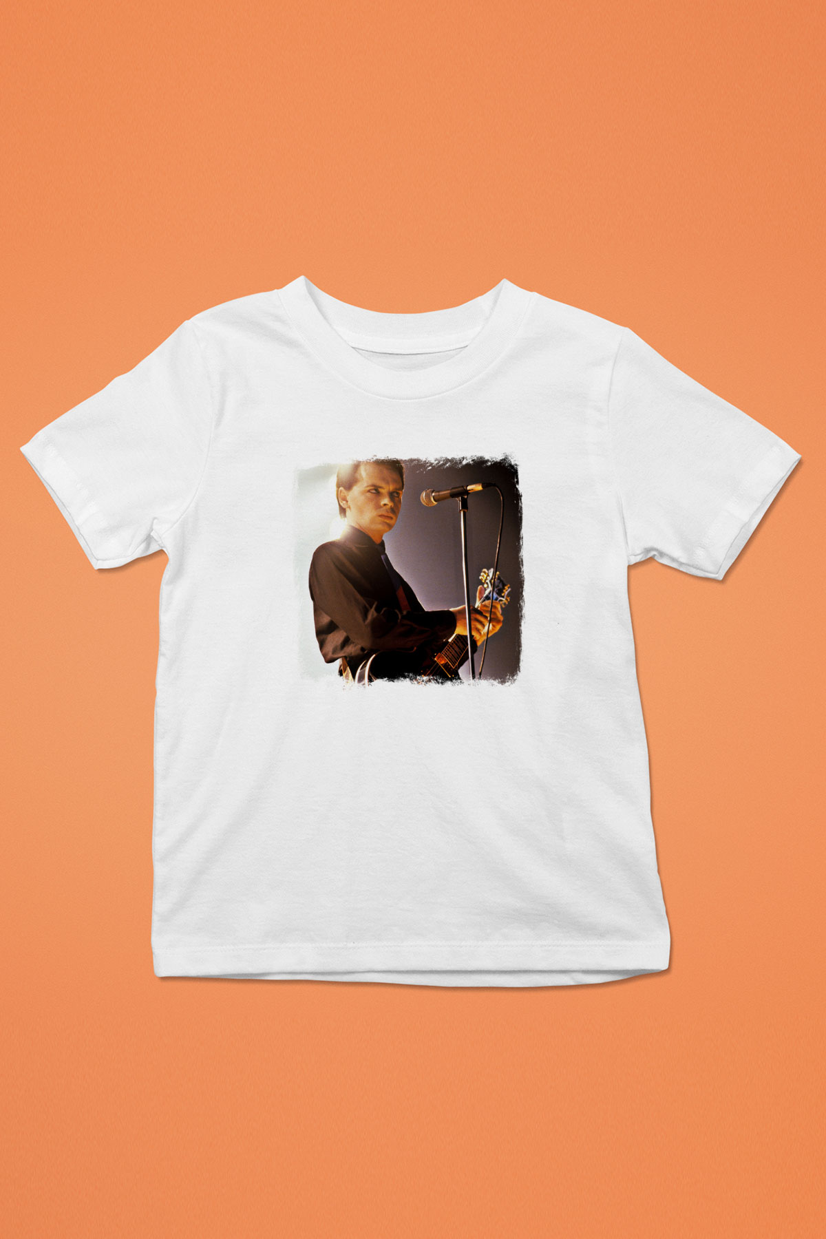 Gary Numan Baskılı Unisex Beyaz Çocuk Tişört