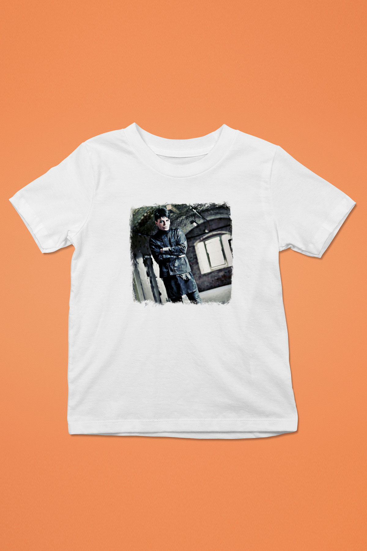 Gary Numan Baskılı Unisex Beyaz Çocuk Tişört
