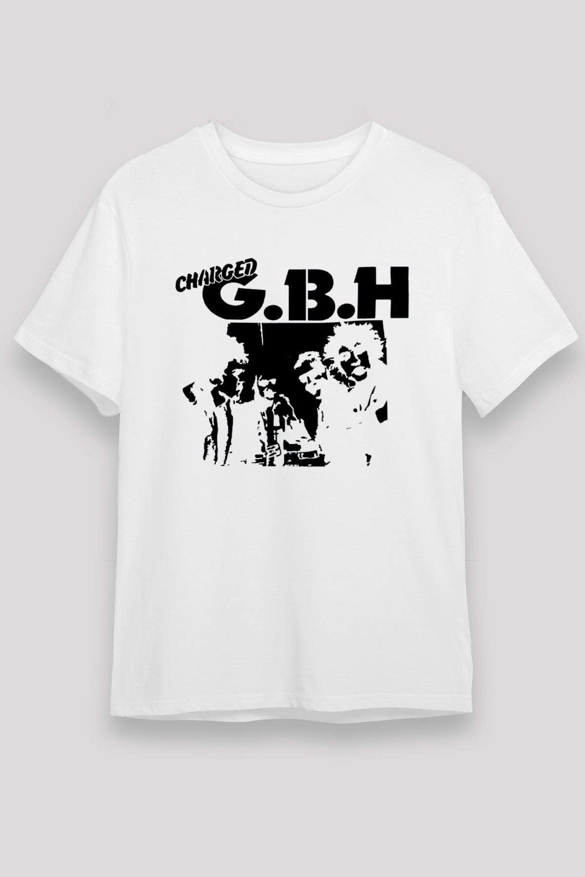 GBH Beyaz Unisex Tişört T-Shirt - TişörtFabrikası