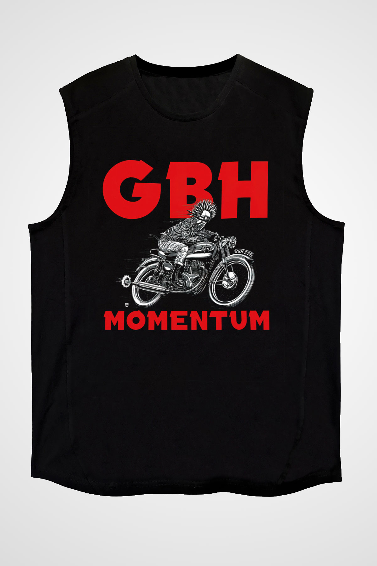 GBH Siyah Unisex Kolsuz Tişört