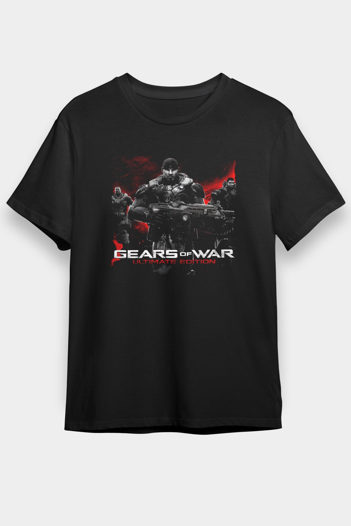 Gears of War Siyah Unisex Tişört T-Shirt