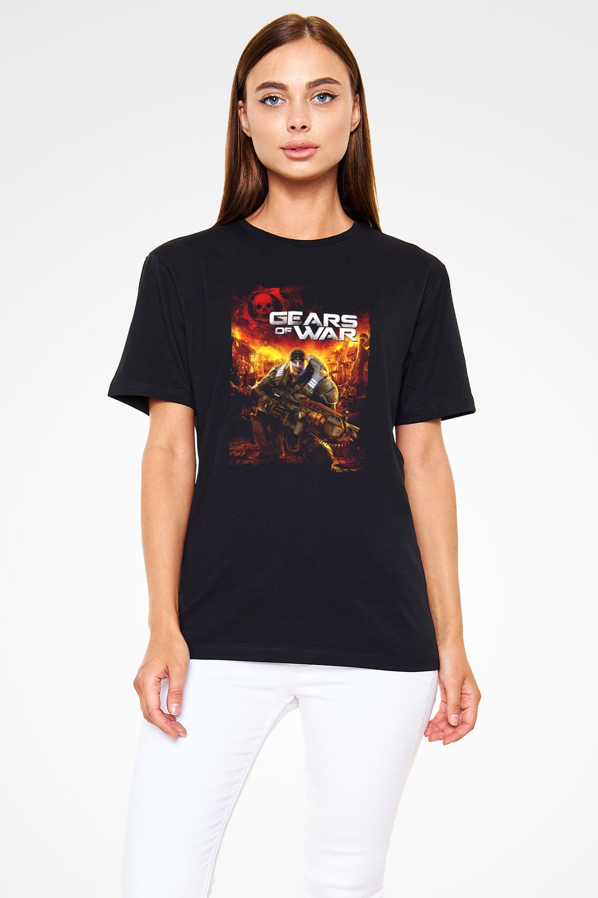 Gears of War Siyah Unisex Tişört T-Shirt