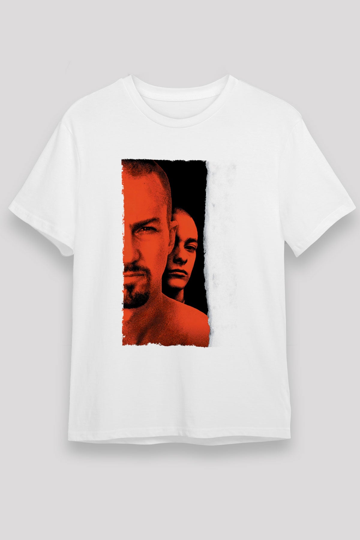 Geçmişin Gölgesinde - American History X Baskılı Beyaz Tişört