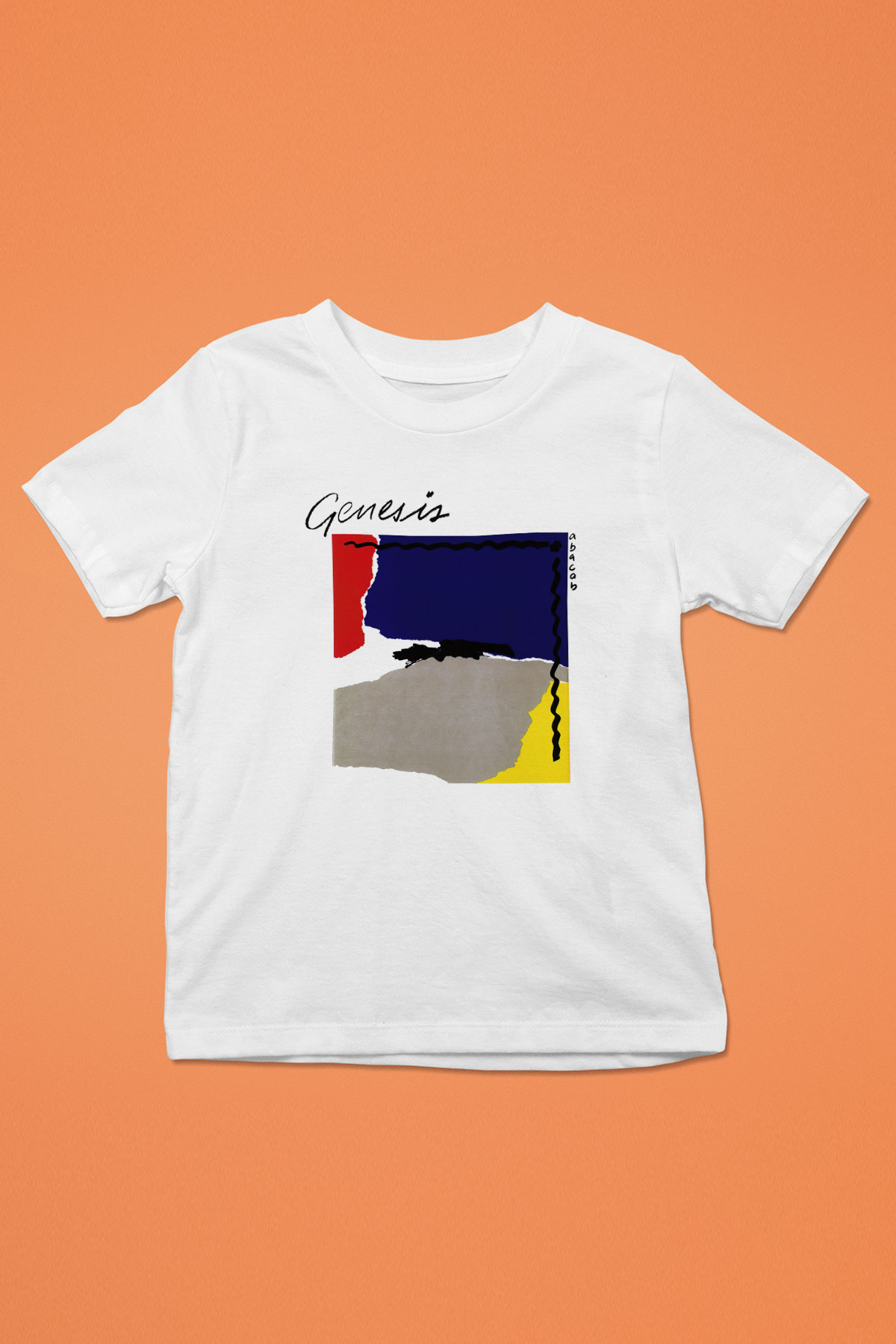 Genesis Baskılı Beyaz Unisex Çocuk Tişört