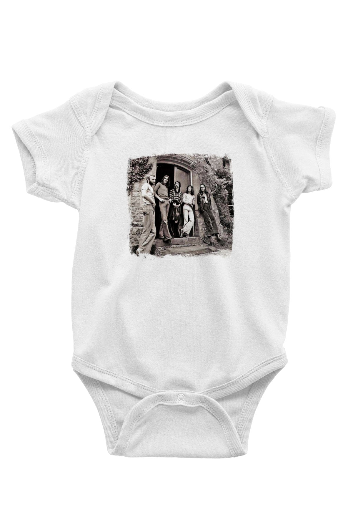 Genesis Baskılı Unisex Beyaz Bebek Body - Zıbın