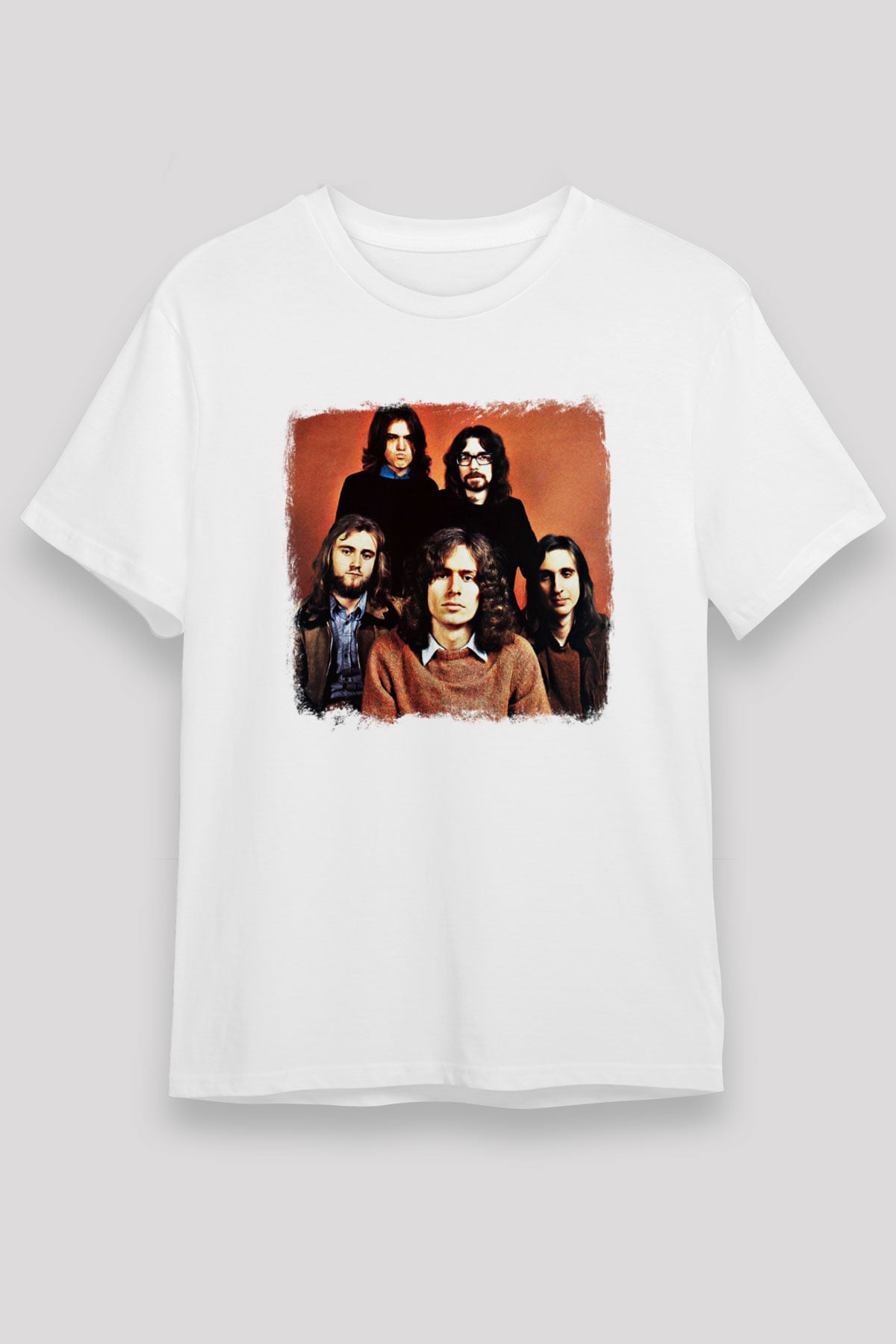 Genesis Baskılı Unisex Beyaz Tişört
