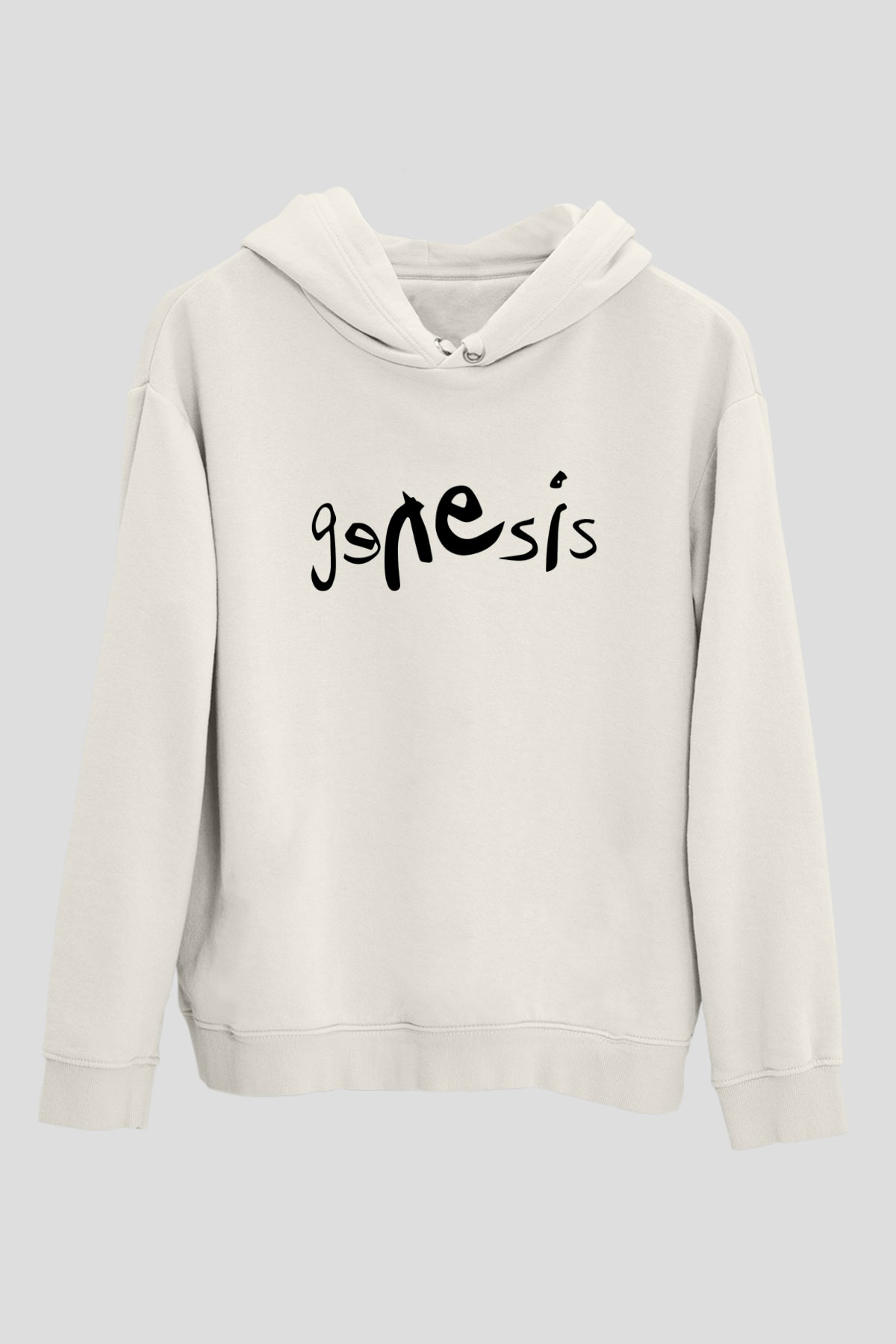 Genesis Beyaz Unisex Kapşonlu Sweatshirt