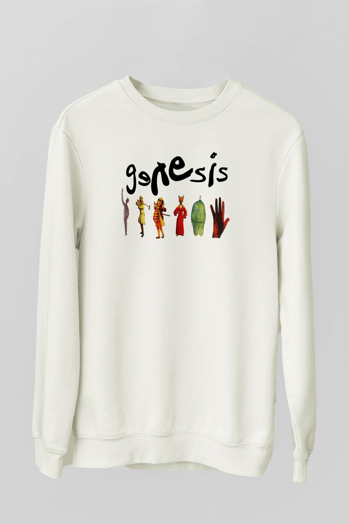 Genesis Beyaz Unisex Sweatshirt