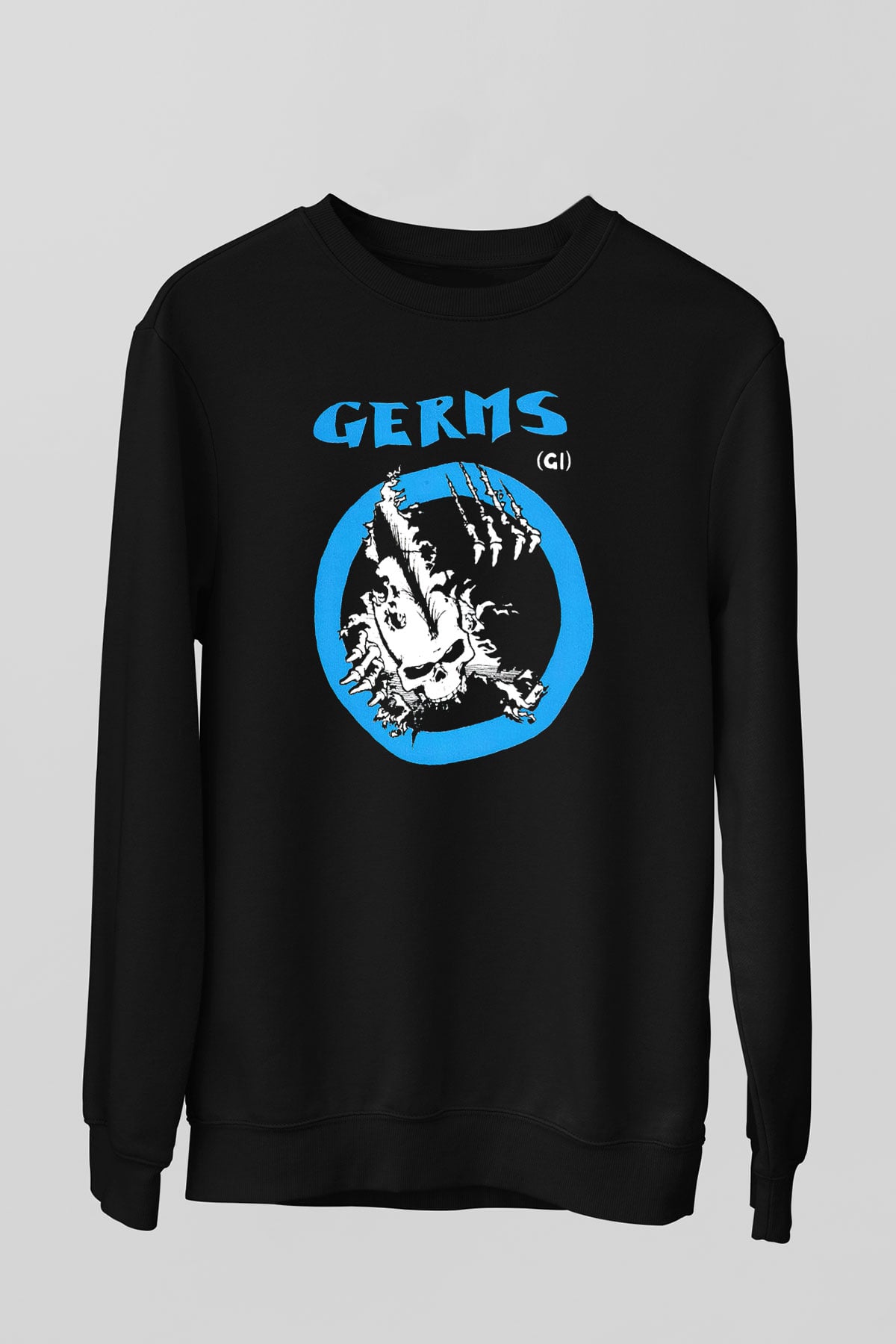 Germs Siyah Unisex Sweatshirt
