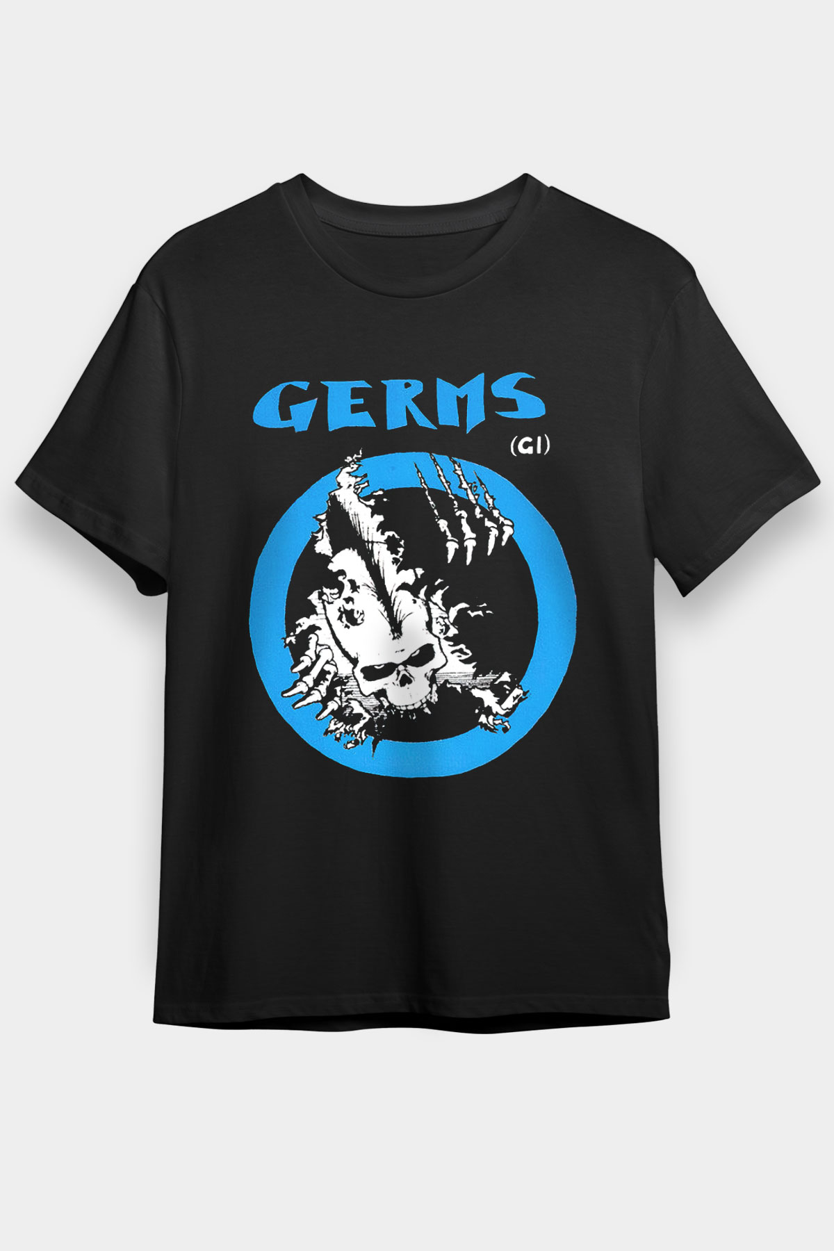 Germs Siyah Unisex Tişört T-Shirt - TişörtFabrikası