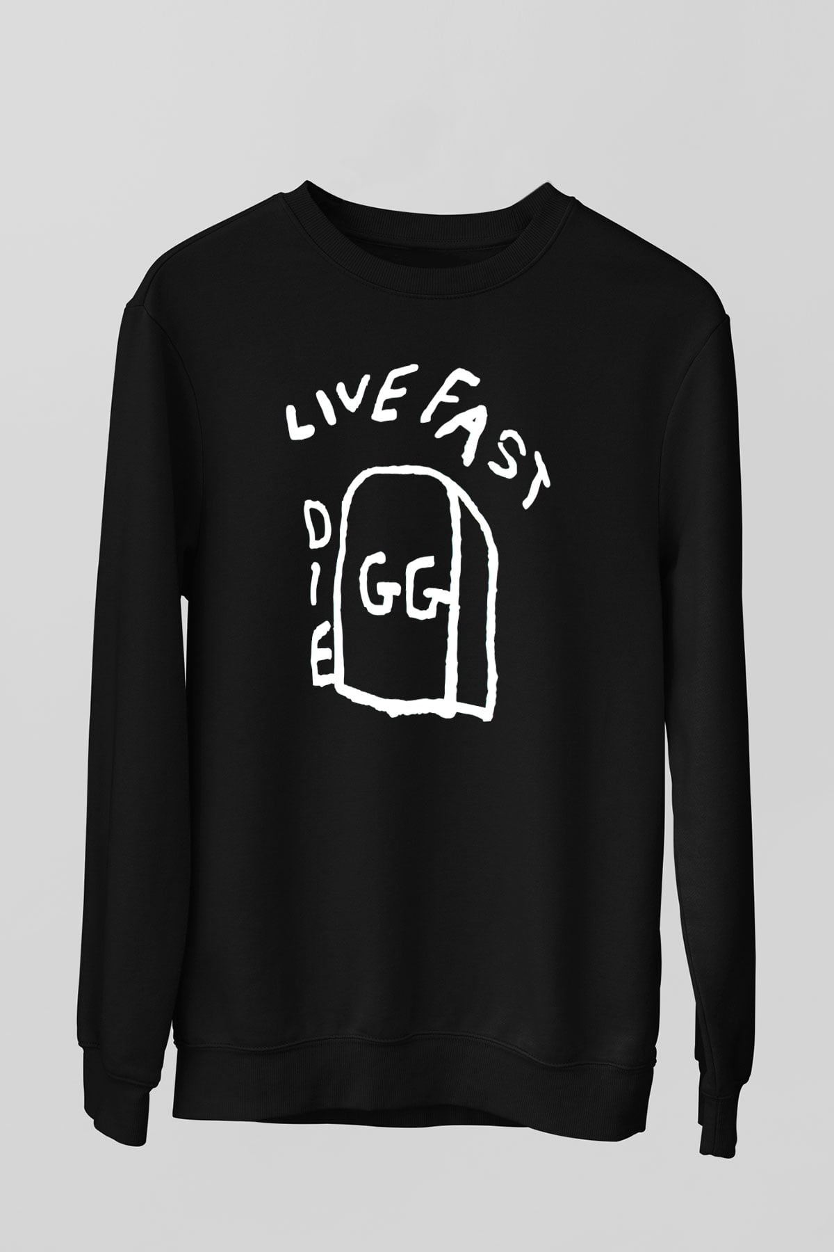 GG Allin Siyah Unisex Sweatshirt