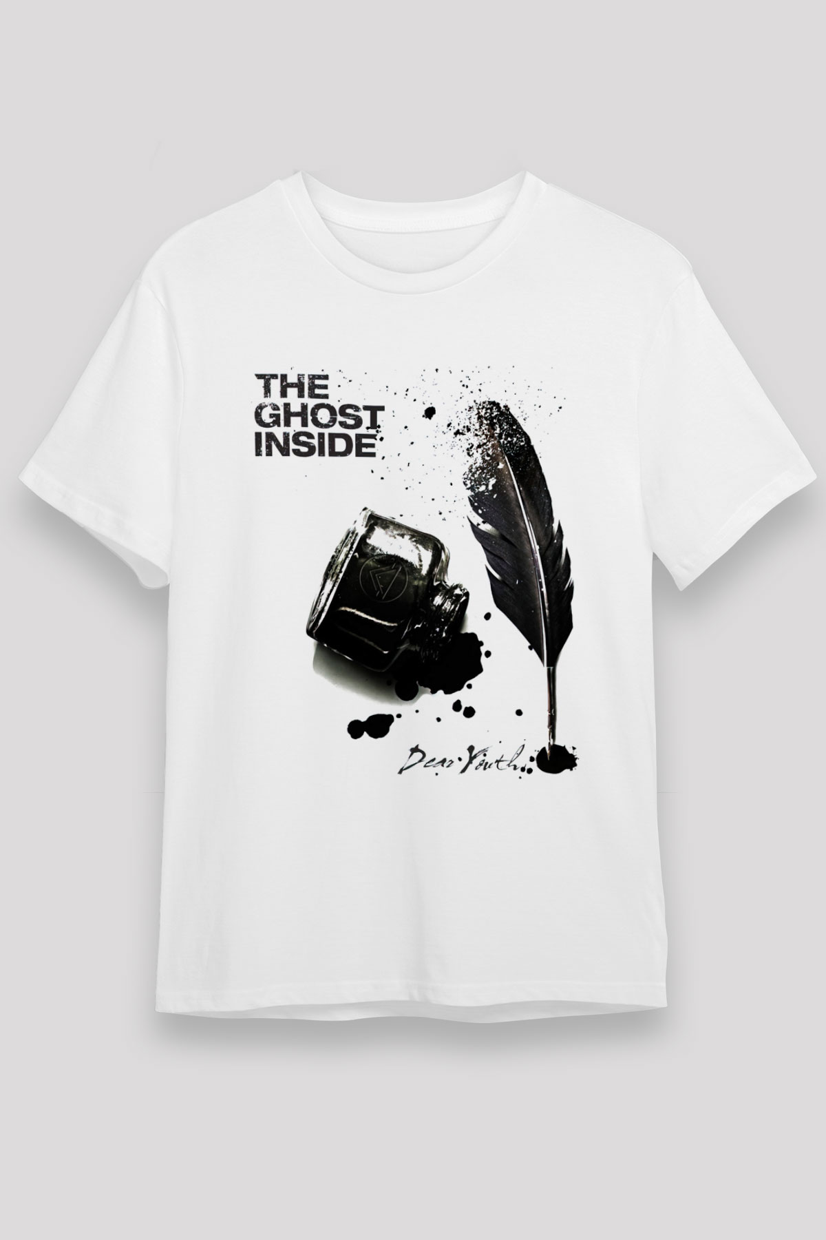 Ghost Inside Beyaz Unisex Tişört T-Shirt - TişörtFabrikası