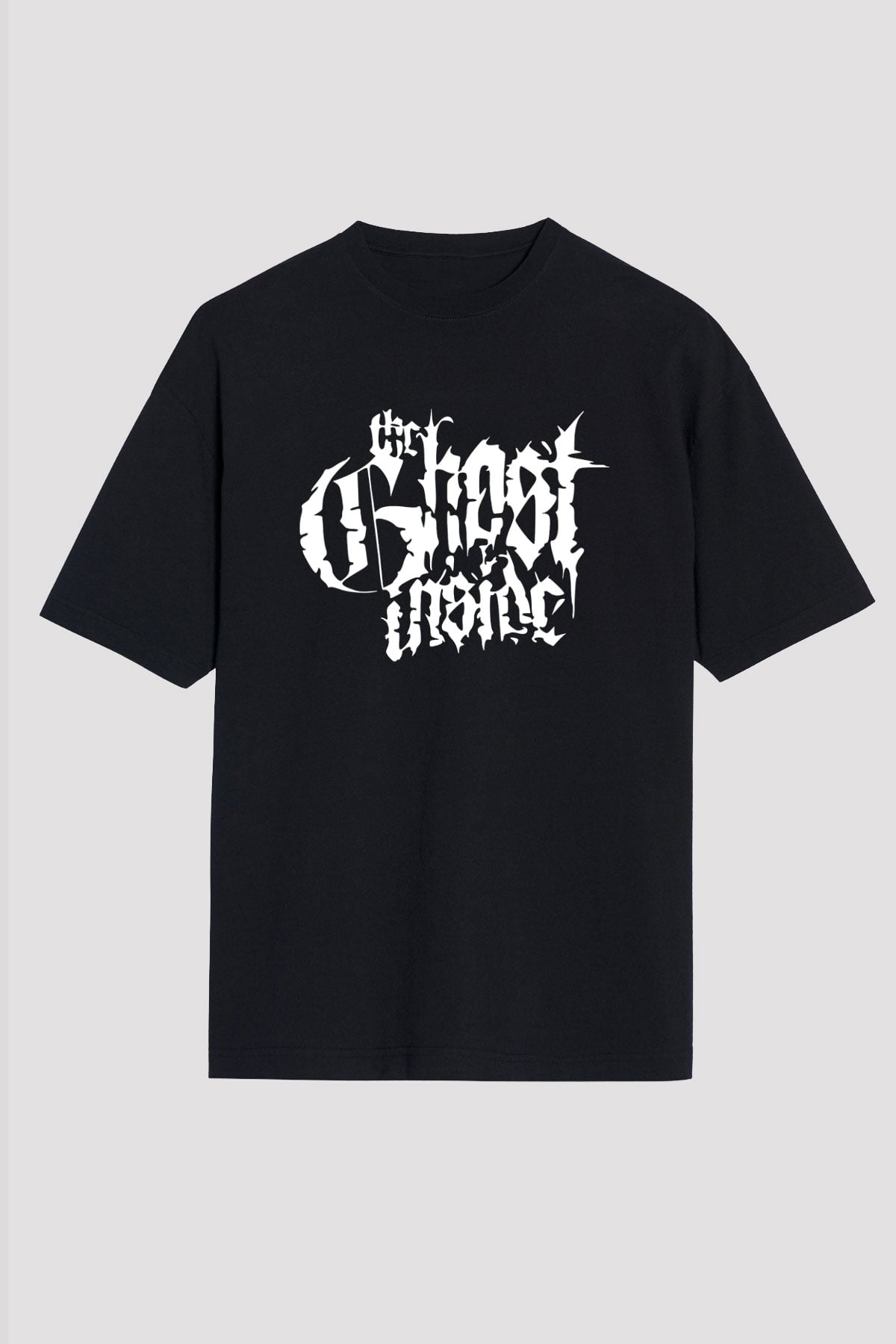 Ghost Inside Siyah Unisex Oversize Tişört T-Shirt
