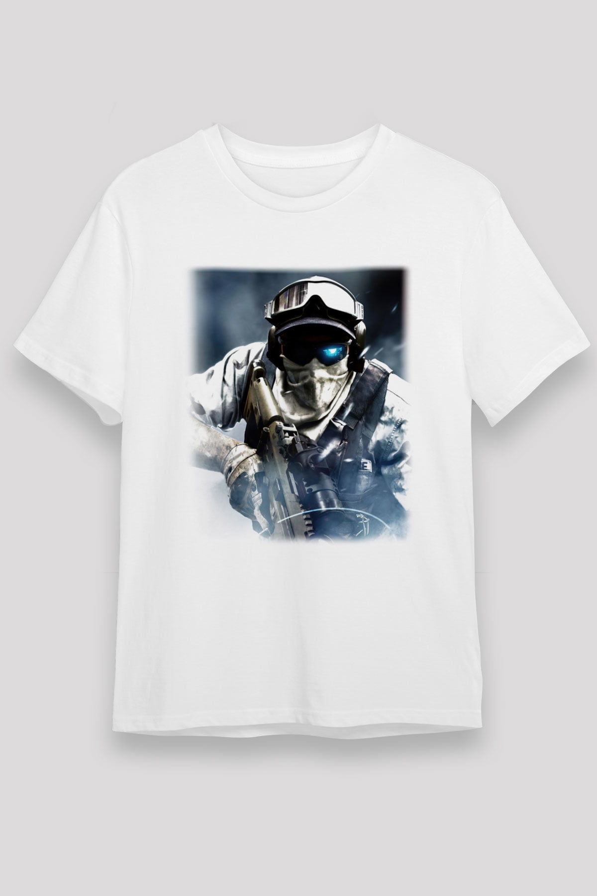 Ghost Recon Beyaz Unisex Tişört T-Shirt