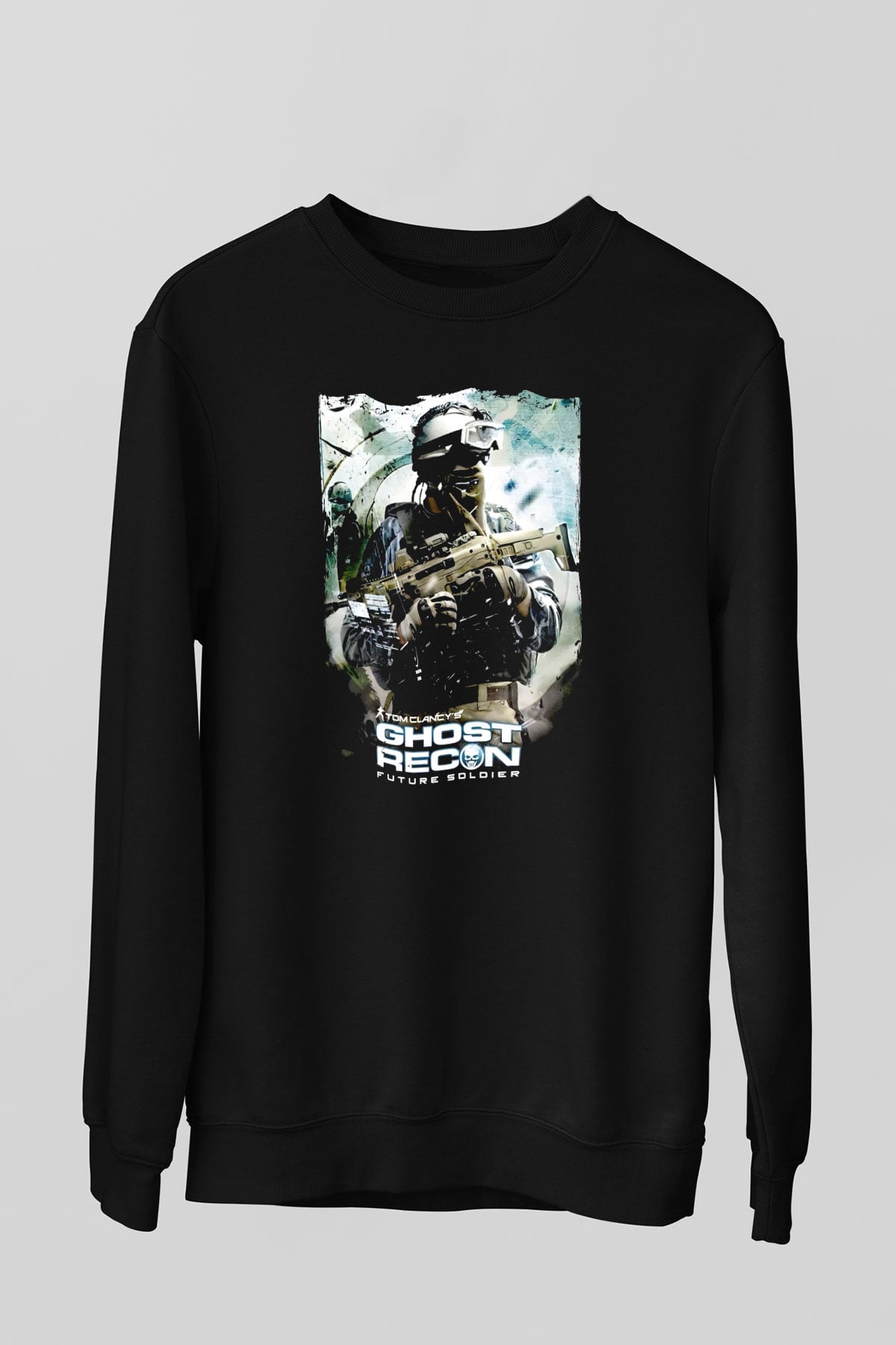 Ghost Recon Siyah Unisex Sweatshirt