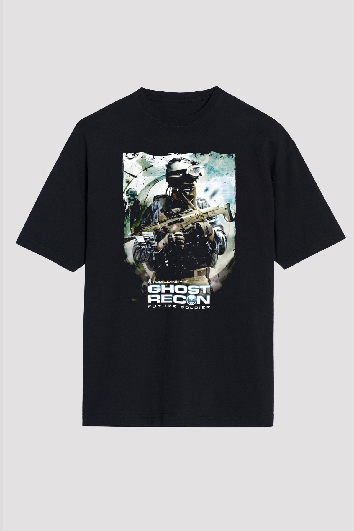 Ghost Recon Siyah Unisex Tişört T-Shirt