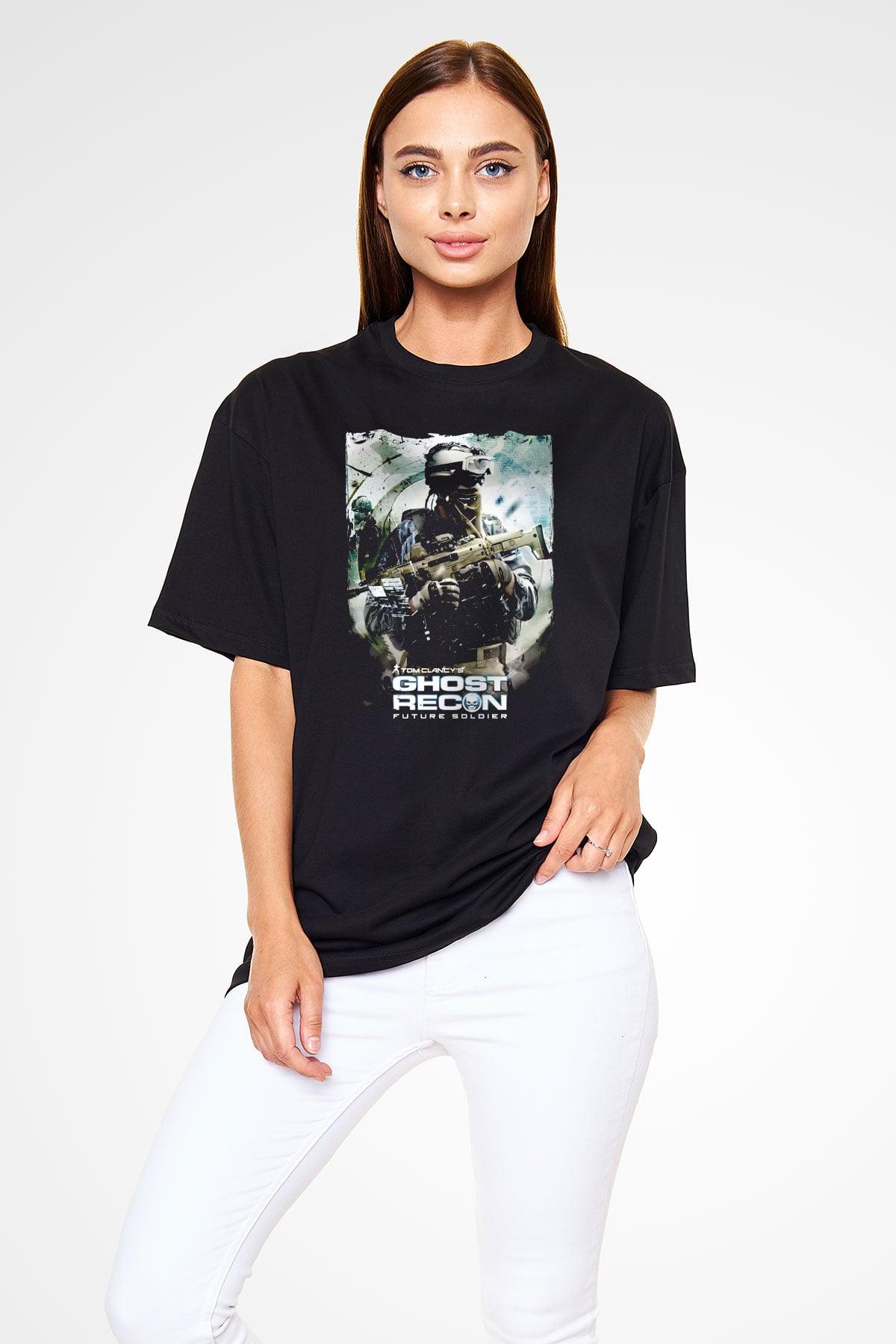 Ghost Recon Siyah Unisex Tişört T-Shirt