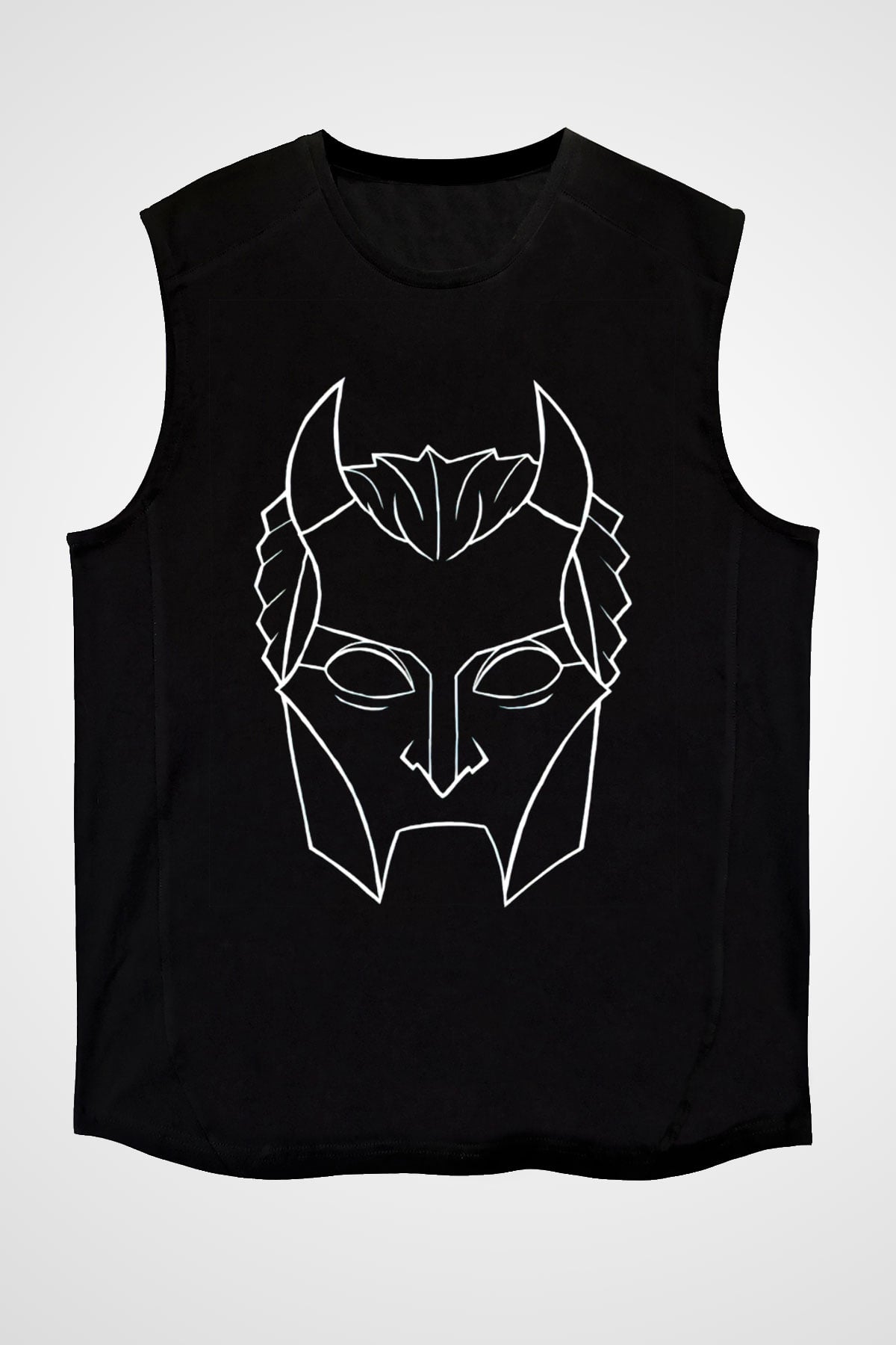 Ghost Siyah Unisex Kolsuz Tişört