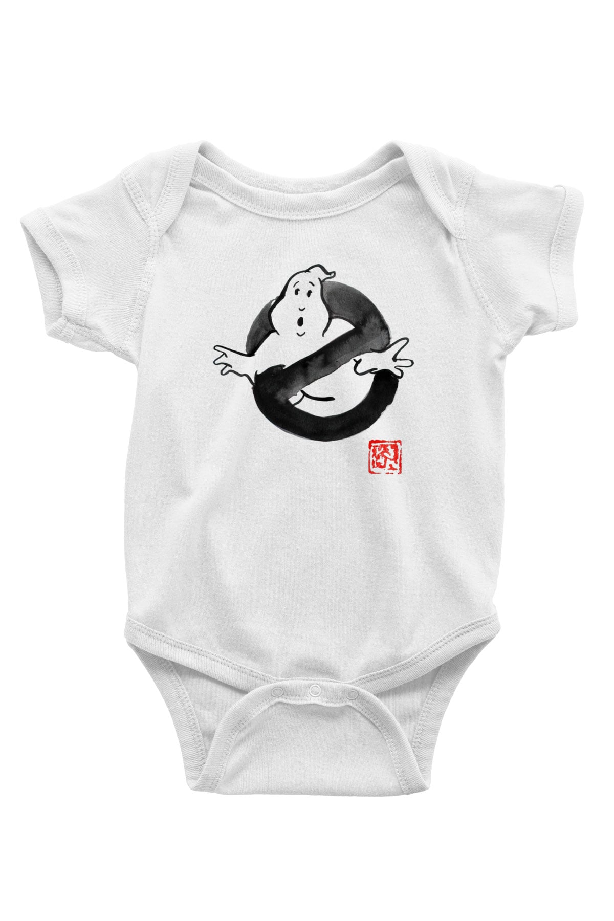 Ghostbusters Hayalet Avcıları Beyaz Bebek Body - Zıbın