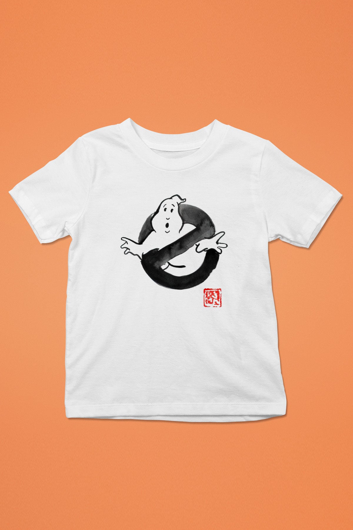 Ghostbusters Hayalet Avcıları Beyaz Unisex Çocuk Tişört