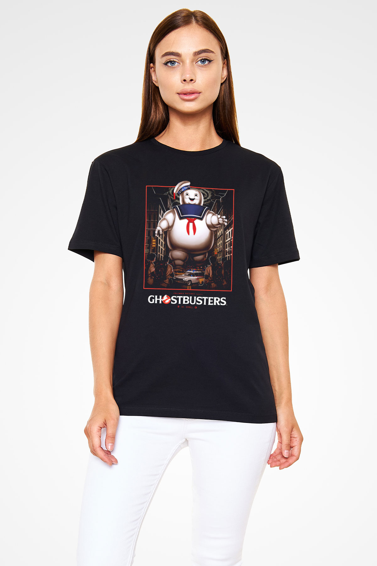 Ghostbusters Hayalet Avcıları Siyah Unisex Tişört T-Shirt