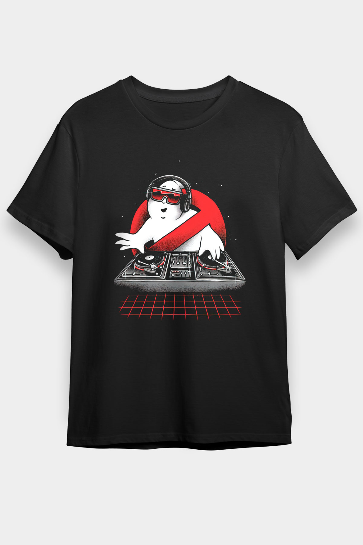 Ghostbusters Hayalet Avcıları Siyah Unisex Tişört T-Shirt