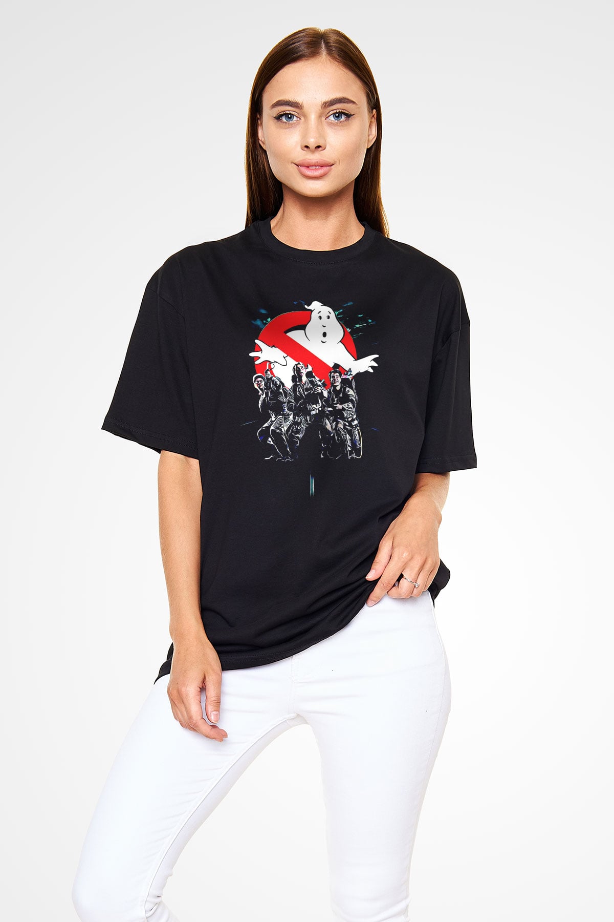 Ghostbusters Hayalet Avcıları Siyah Unisex Tişört T-Shirt