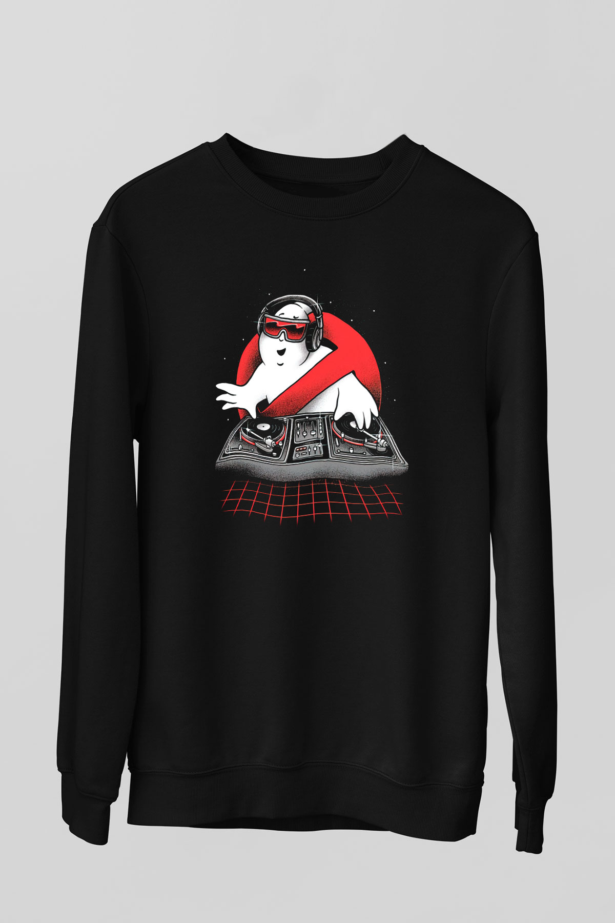 Ghostbusters Hayalet Avcıları Siyah Unisex Sweatshirt