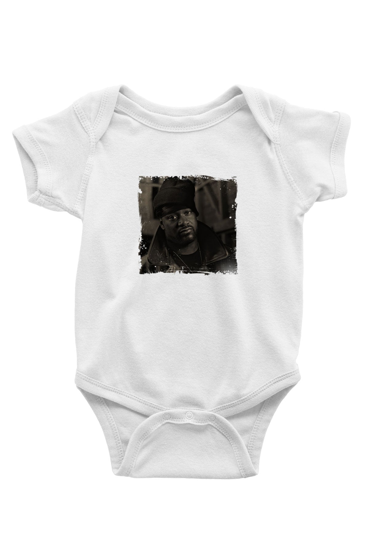 Ghostface Killah Baskılı Unisex Beyaz Bebek Body - Zıbın