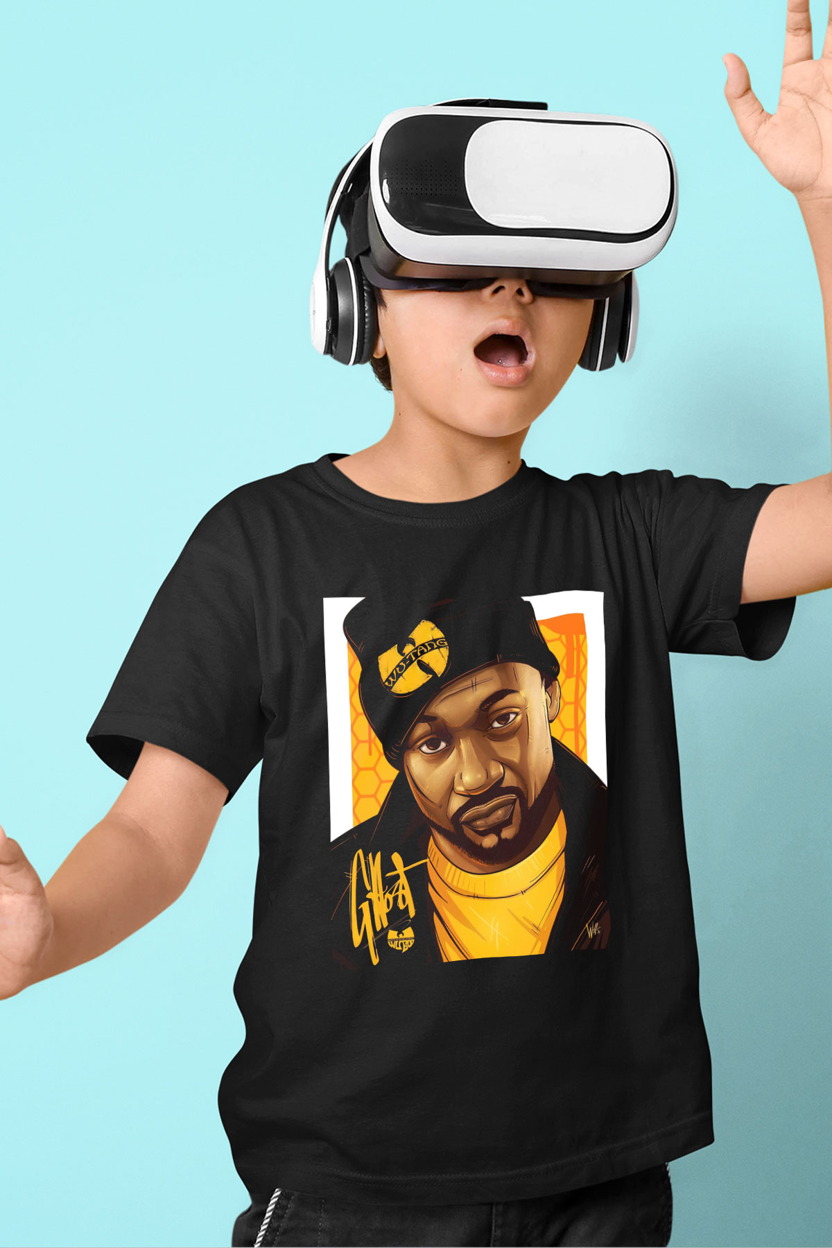 Ghostface Killah Beyaz Unisex Çocuk Tişört