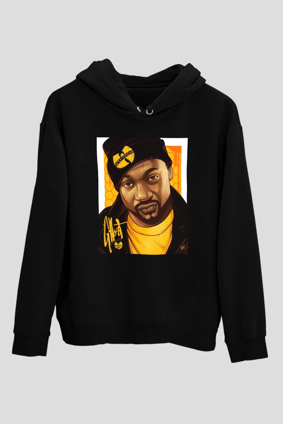 Ghostface Killah Beyaz Unisex Kapüşonlu Sweatshirt