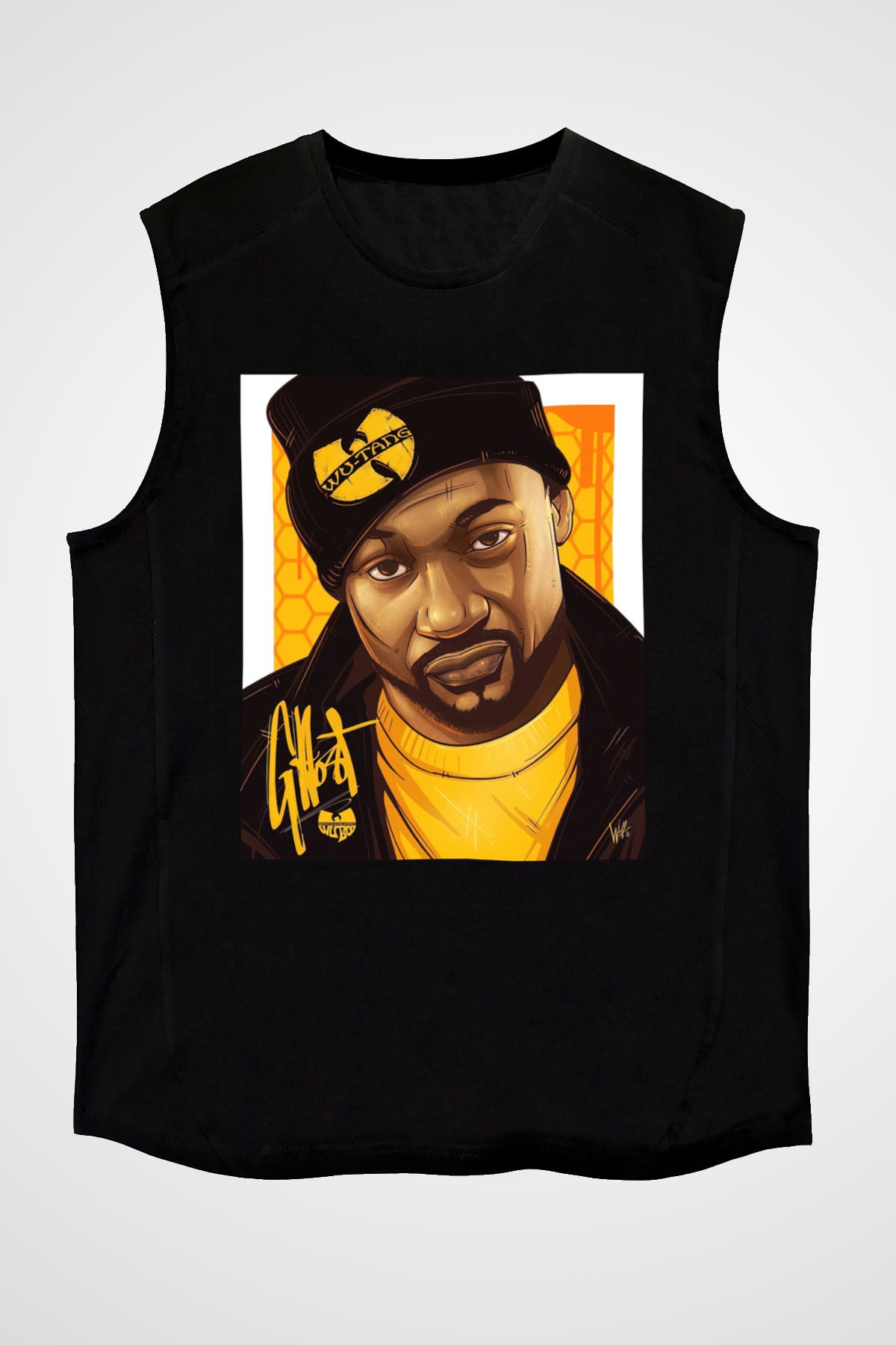 Ghostface Killah Beyaz Unisex Kolsuz Tişört