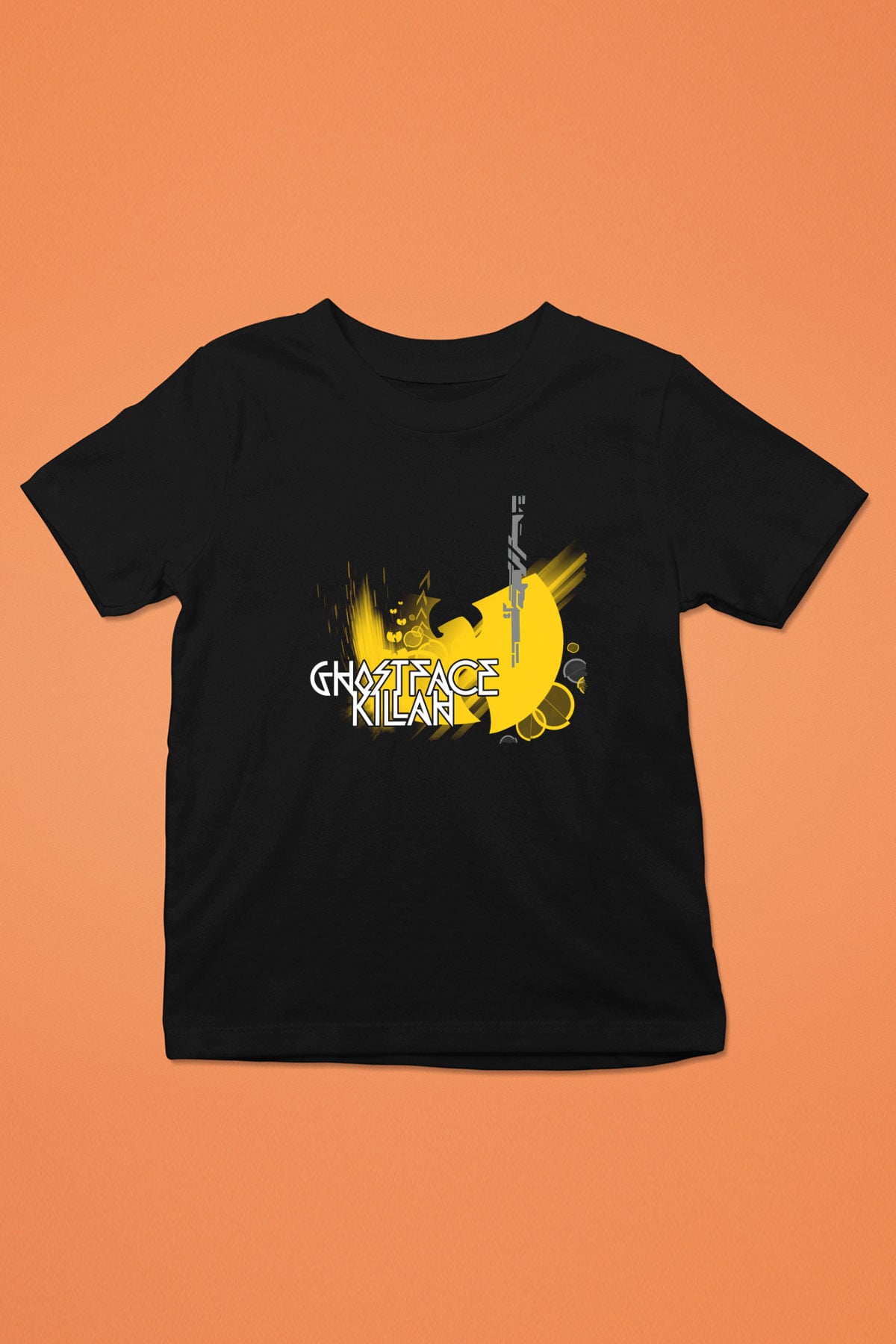 Ghostface Killah Siyah Unisex Çocuk Tişört