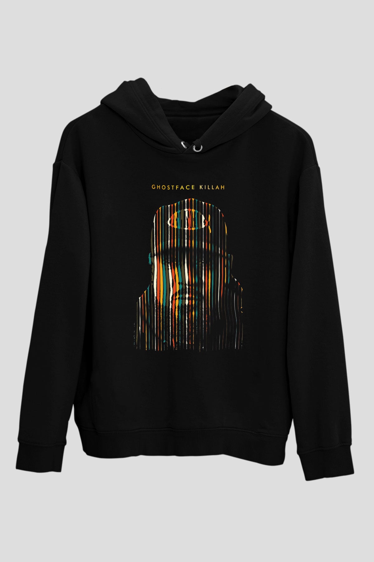 Ghostface Killah Siyah Unisex Kapüşonlu Sweatshirt