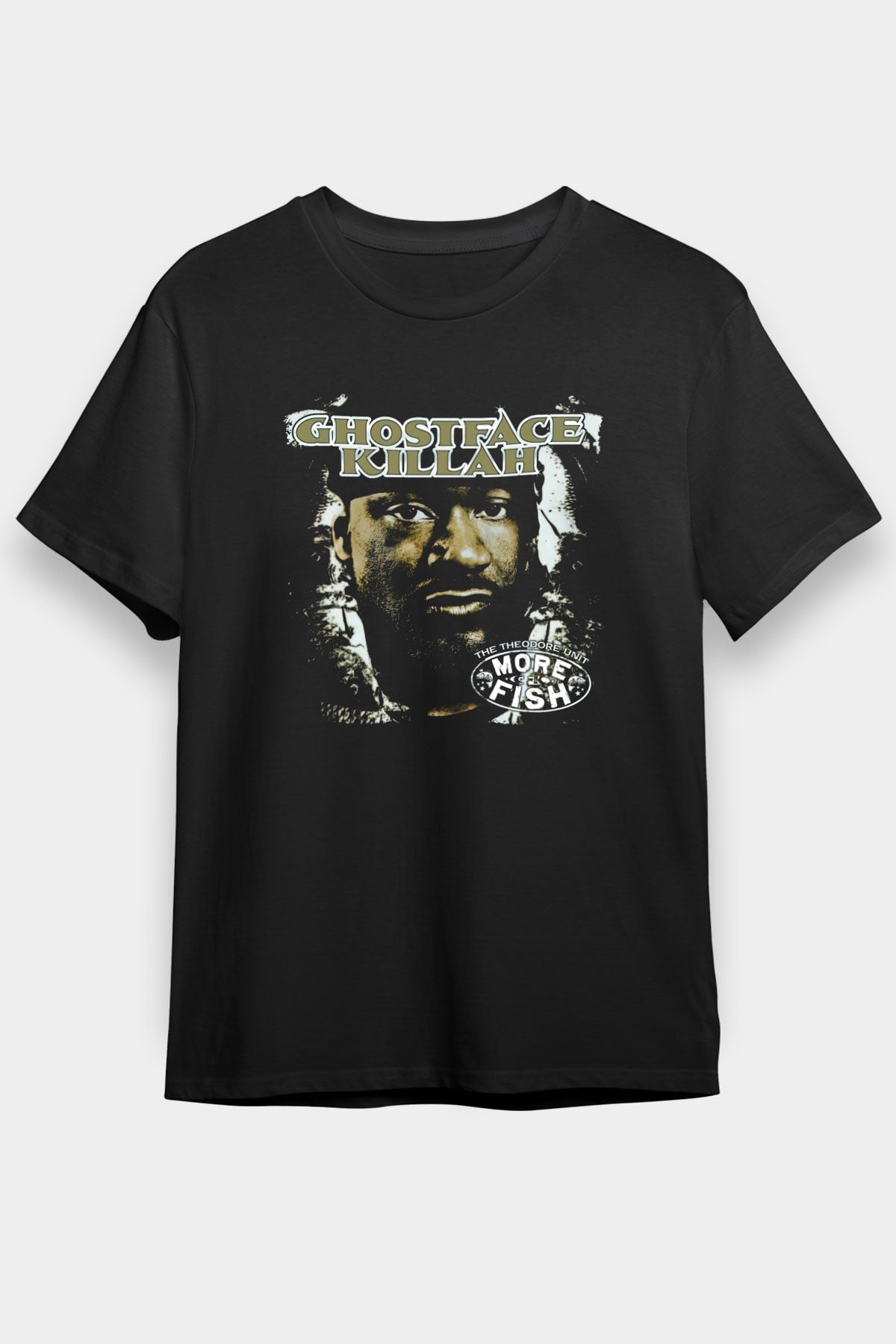 Ghostface Killah Siyah Unisex Tişört T-Shirt - TişörtFabrikası