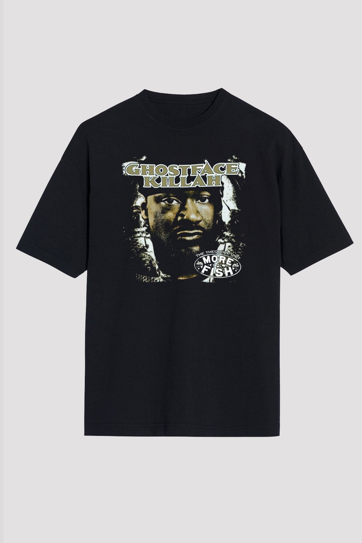 Ghostface Killah Siyah Unisex Tişört T-Shirt - TişörtFabrikası