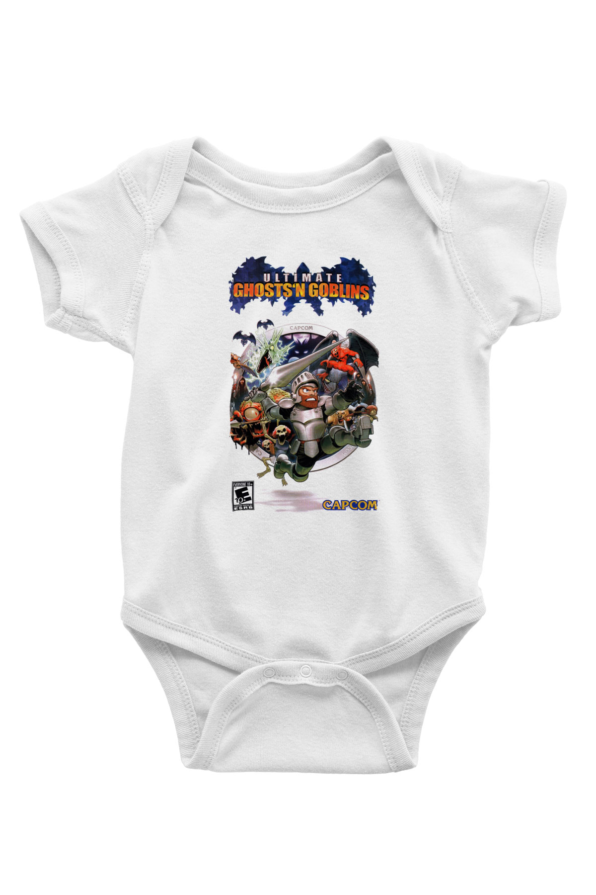 Ghosts 'n Goblins Beyaz Bebek Body - Zıbın