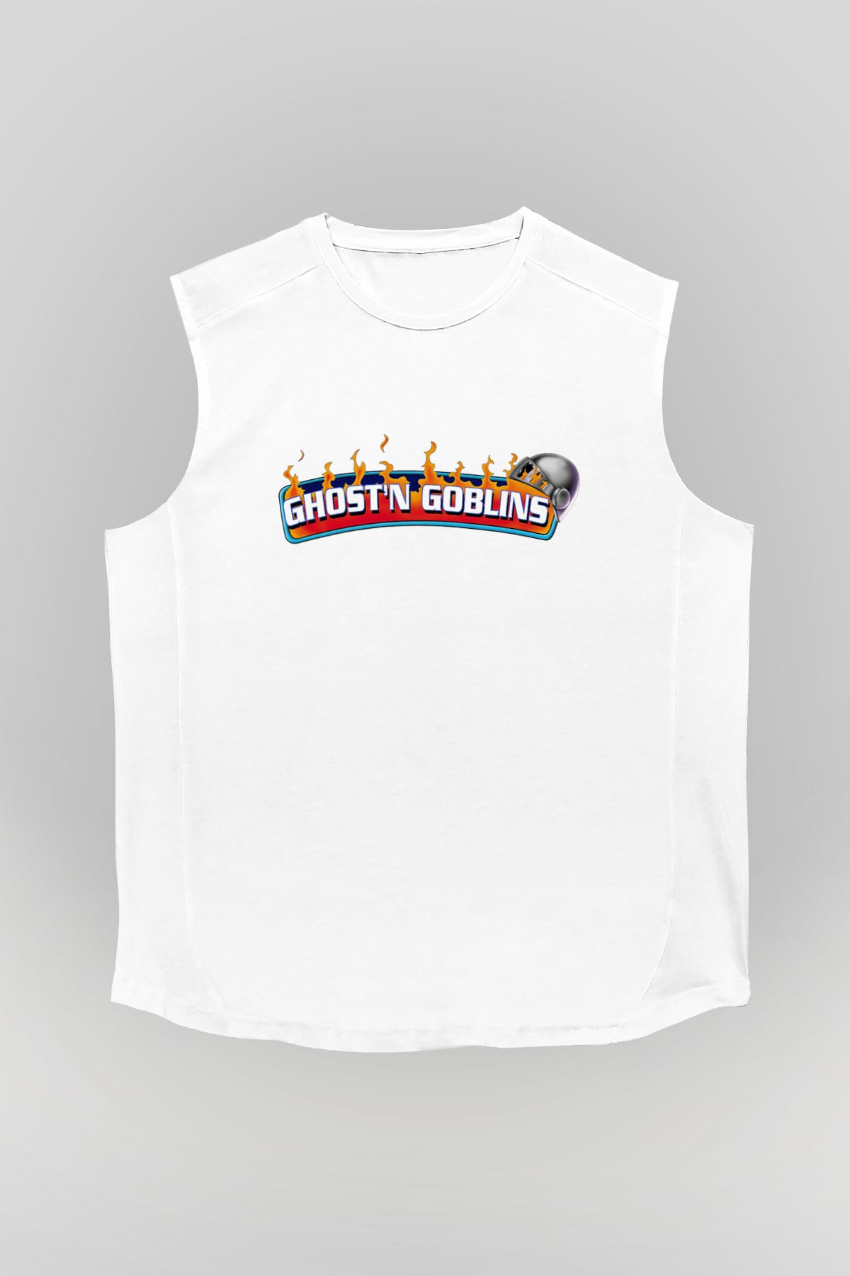 Ghosts 'n Goblins Beyaz Unisex Kolsuz Tişört